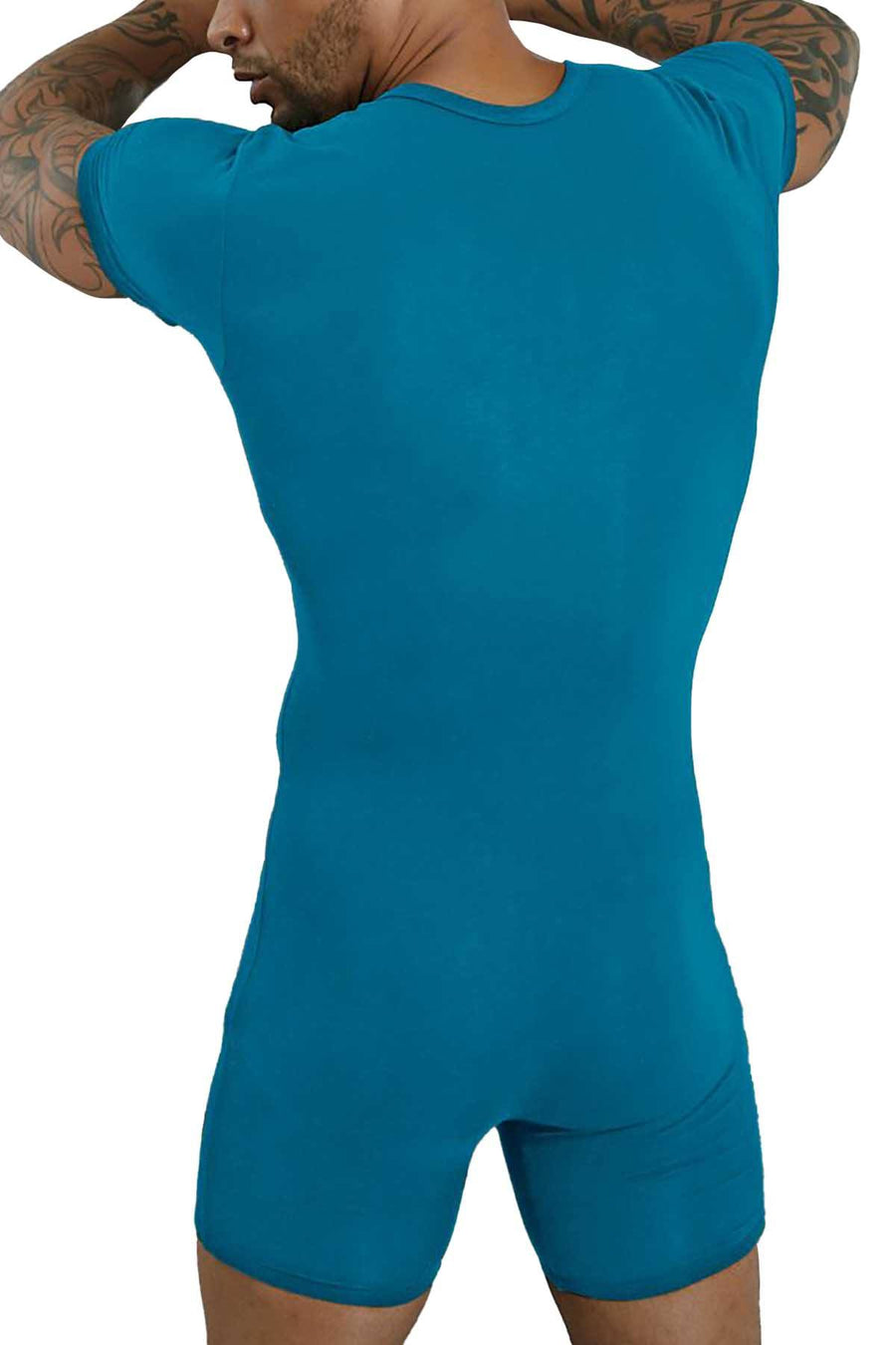 Contour Teal Luxe Jersey Onesie