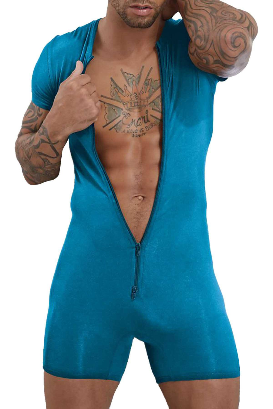 Contour Teal Luxe Jersey Onesie