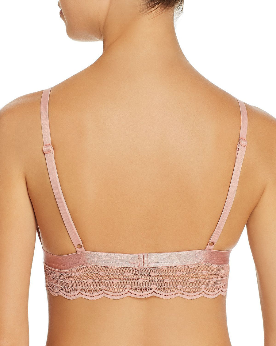 Cosabella Sweet Treats Dot Triangle Bralette Lunar Pink