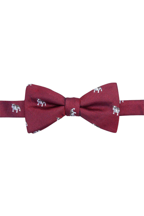 Countess Mara Red Bulldog Pre-Tied Bow Tie