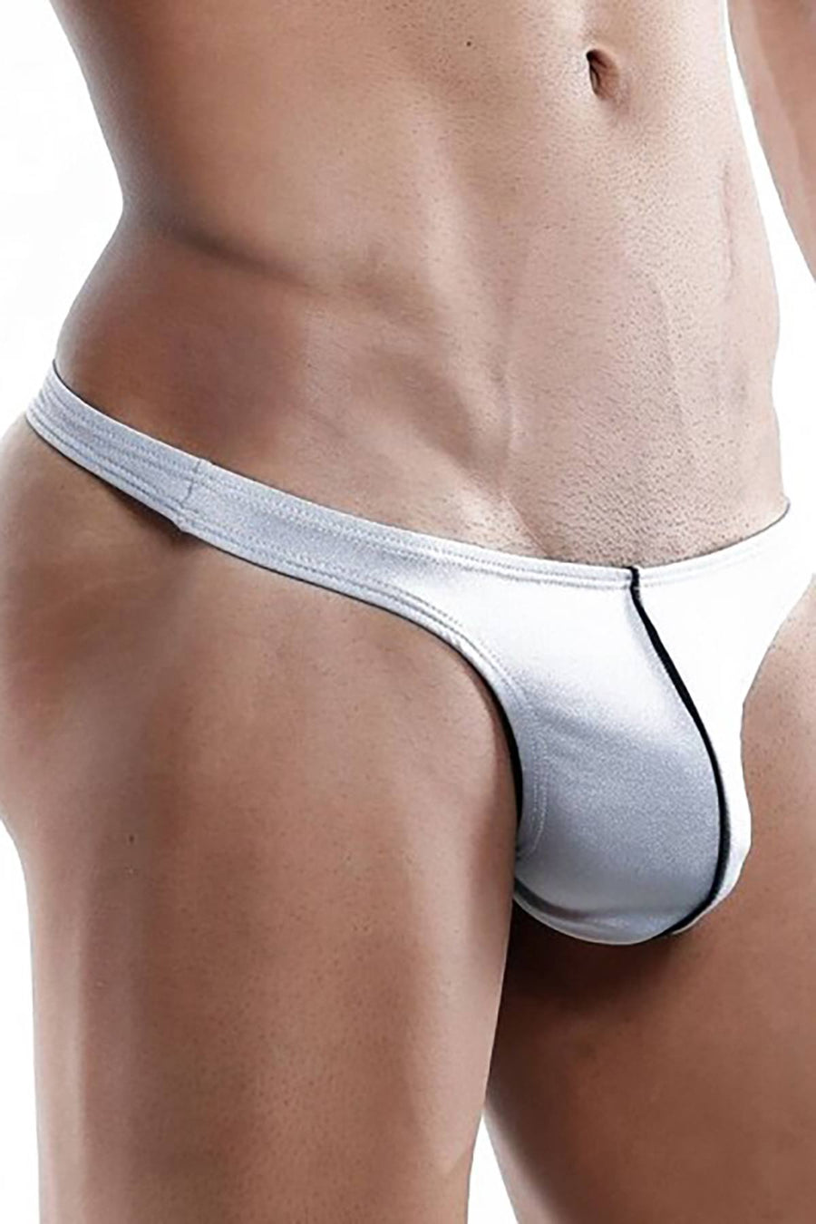 Cover Male Grey/Black Nylon Thong