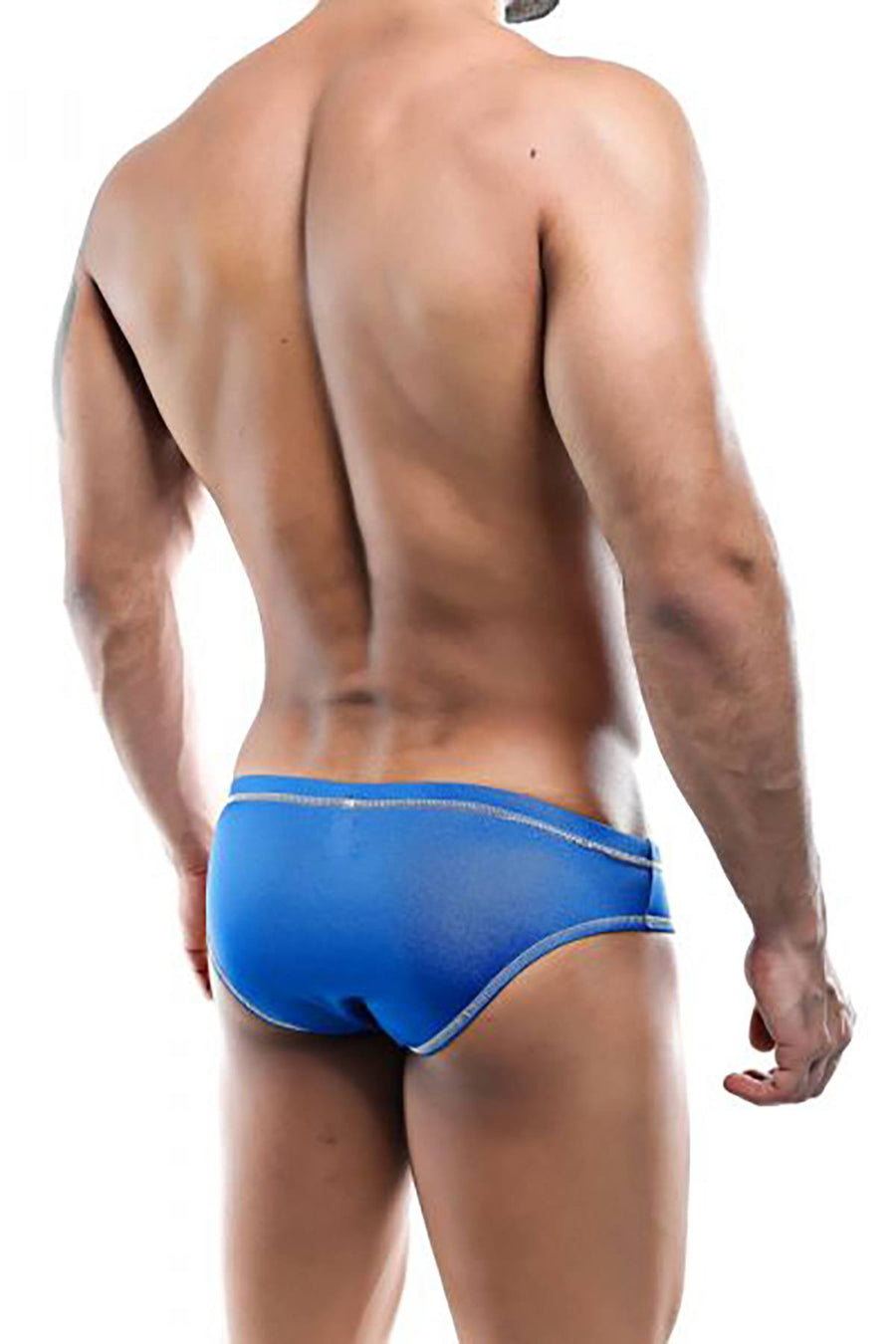 Cover Male Royal Blue Sleek Nylon Brief