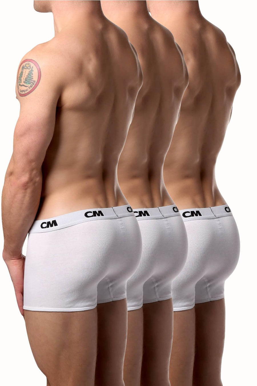 Cover Male White Trunk 3-Pack