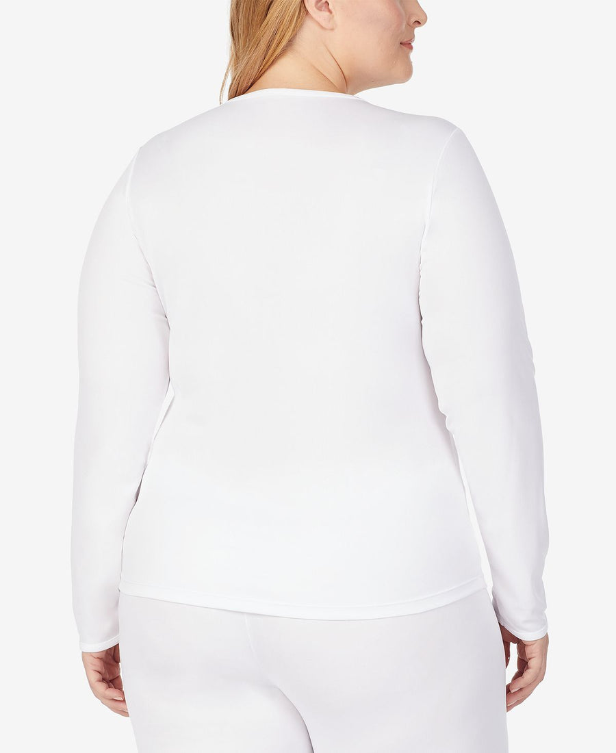 Cuddl Duds Plus Climatesmart Leggings White