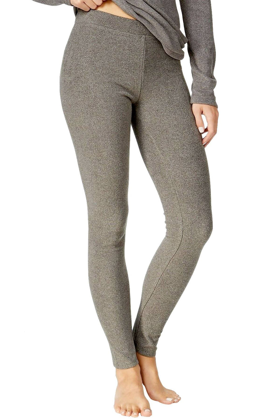 CuddlDuds Heather-Charcoal Fleecewear with Stretch Warm-Layer Legging