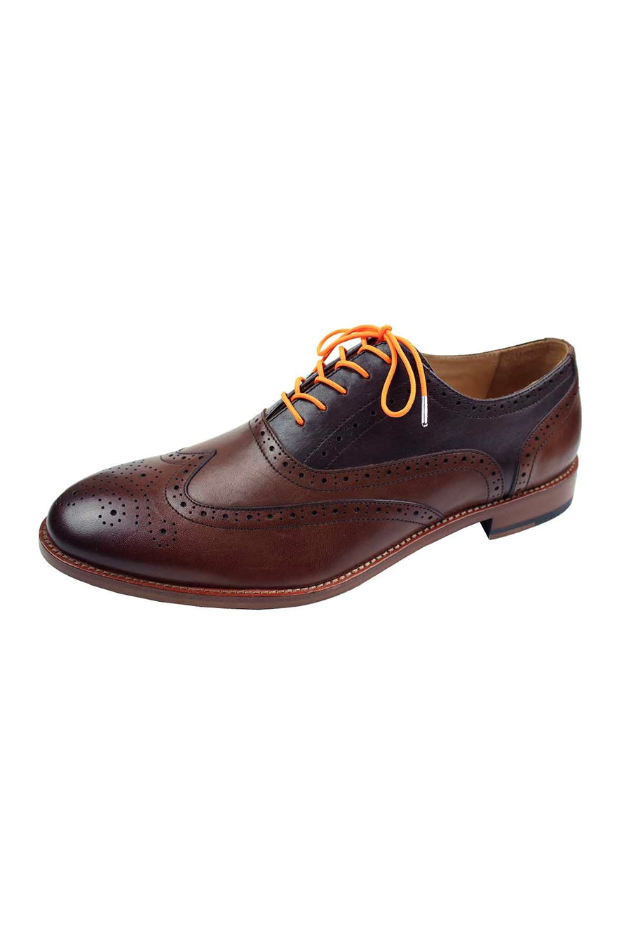 DIBI Orange Dress Shoelaces w/ Silver Aglets