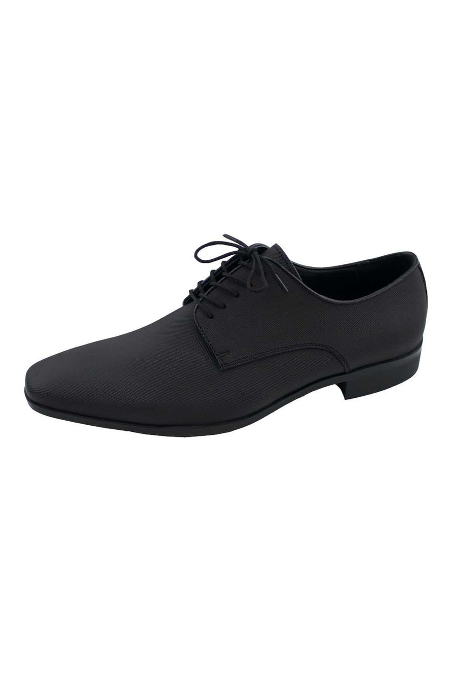 DIBI Solid-Black Dress Shoelaces w/ Black Aglets