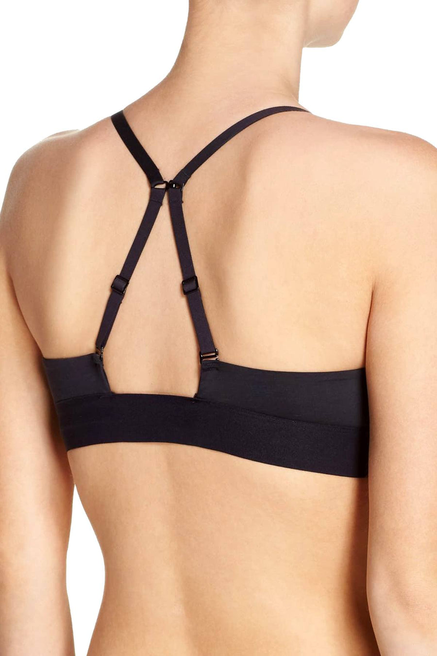 DKNY Black Convertible Classic Cotton Bralette