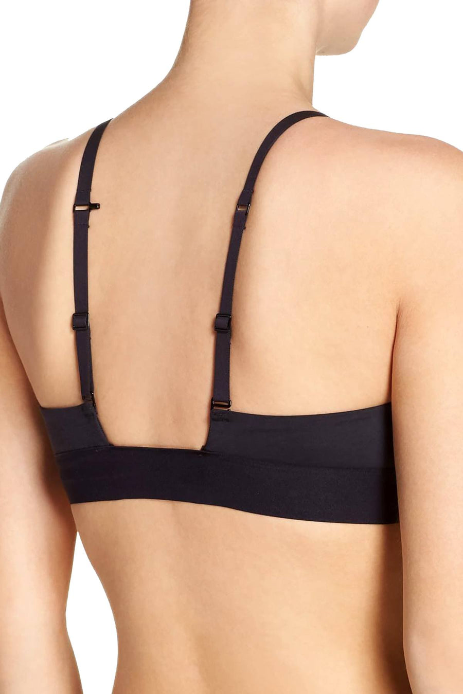 DKNY Black Convertible Classic Cotton Bralette
