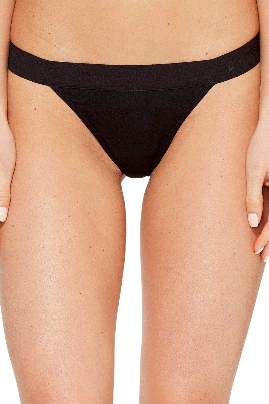DKNY Black Logo Thong