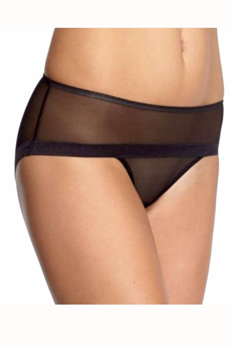 DKNY Black Modern Lights Mesh Hipster Brief