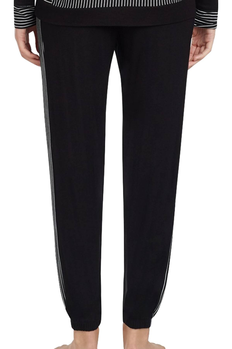 DKNY Black/White Contrast-Panel Lounge Set
