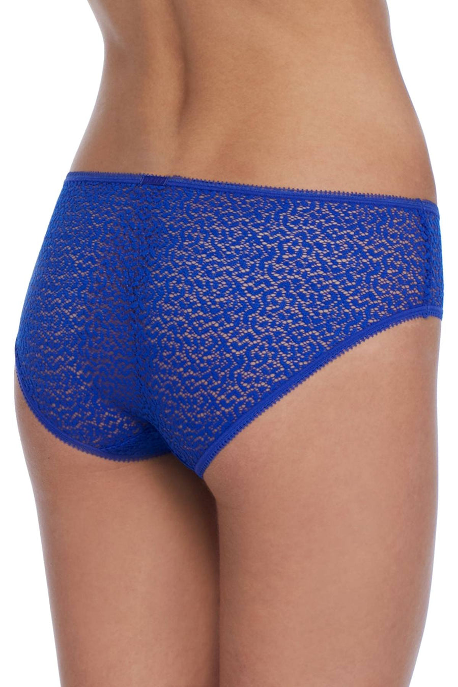 DKNY Blue Modern-Lace Sheer Hipster