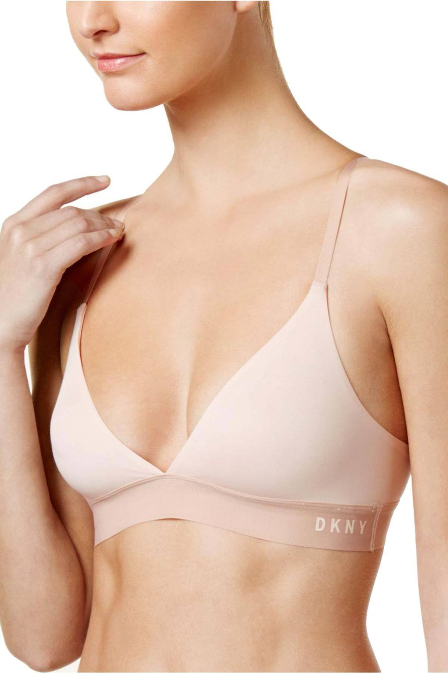 DKNY Blush Dune Nude Convertible Classic Cotton Bralette