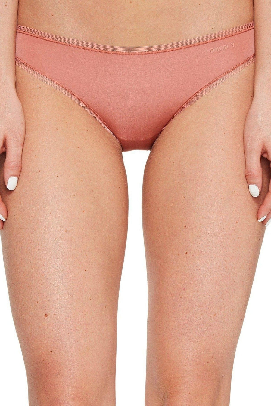 DKNY Canyon Litewear Low-Rise Mesh-Trim Bikini Brief