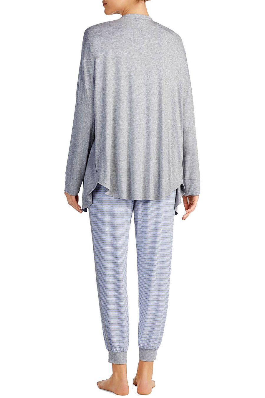 DKNY Cozy Wrap Bed Jacket in Medium Gray