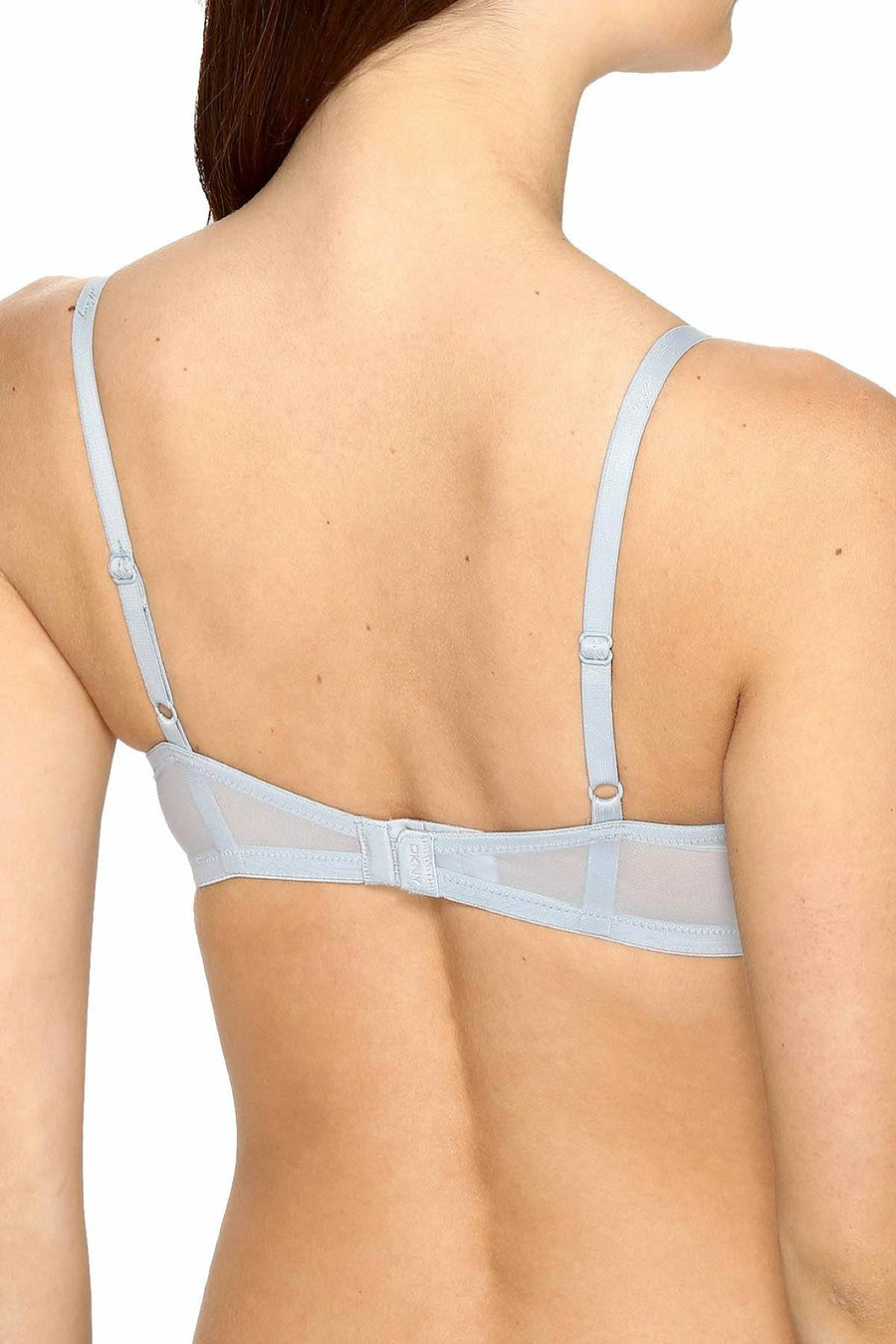 DKNY Laguna-Blue Signature Lace Unlined Bra