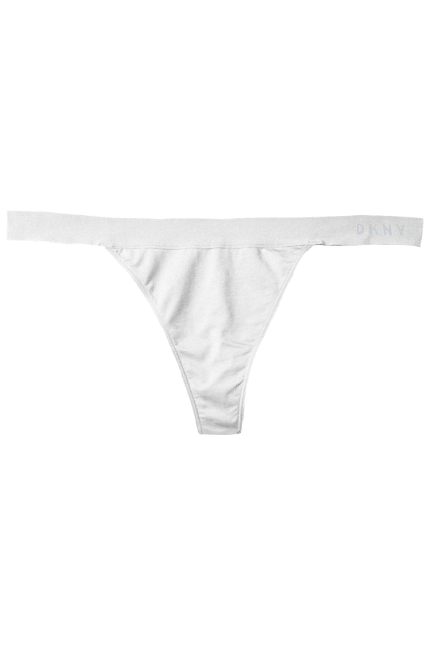 DKNY Logo Thong in White