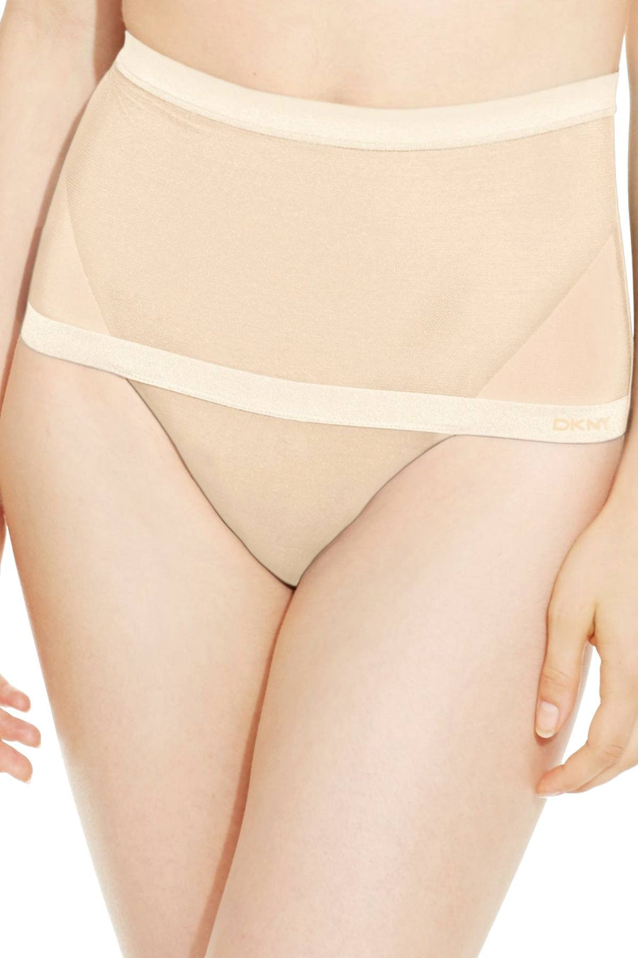 DKNY Nude Modern-Lights Sheer Shaping Thong