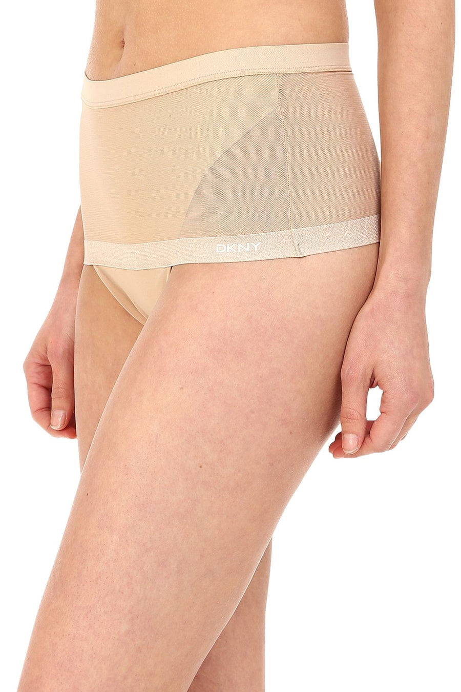DKNY Nude Modern-Lights Sheer Shaping Thong
