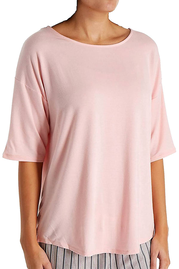 DKNY Pink Open-Back Modal/Jersey Lounge Top