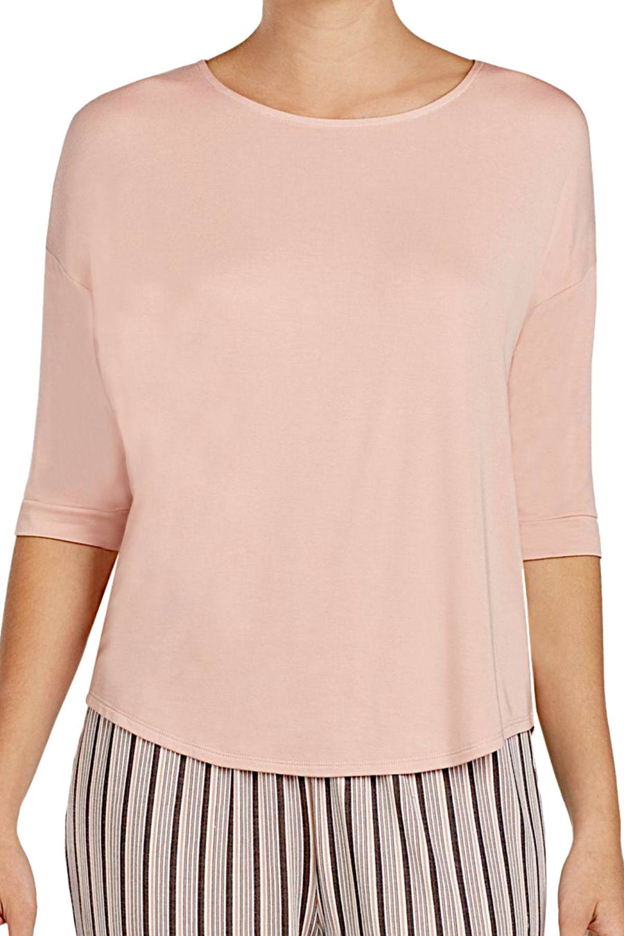 DKNY Pink Open-Back Modal/Jersey Lounge Top