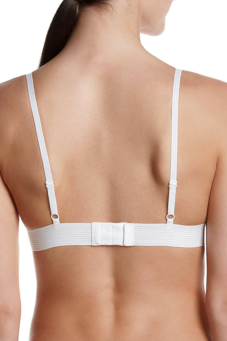DKNY Poplin White Nightfall Embroidered Wirefree Bralette