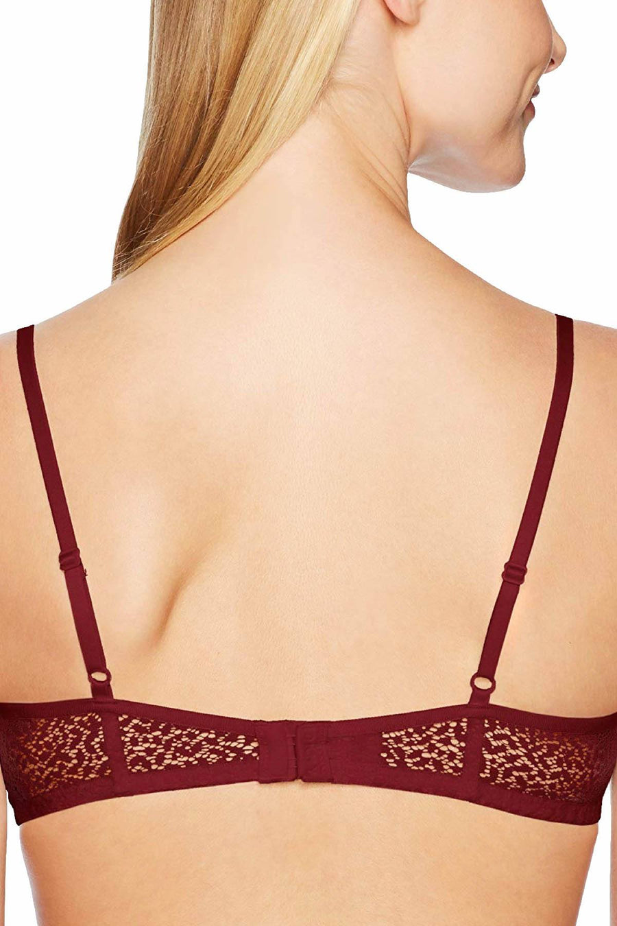 DKNY Rust Modern Lace Sheer Underwire Demi Bra
