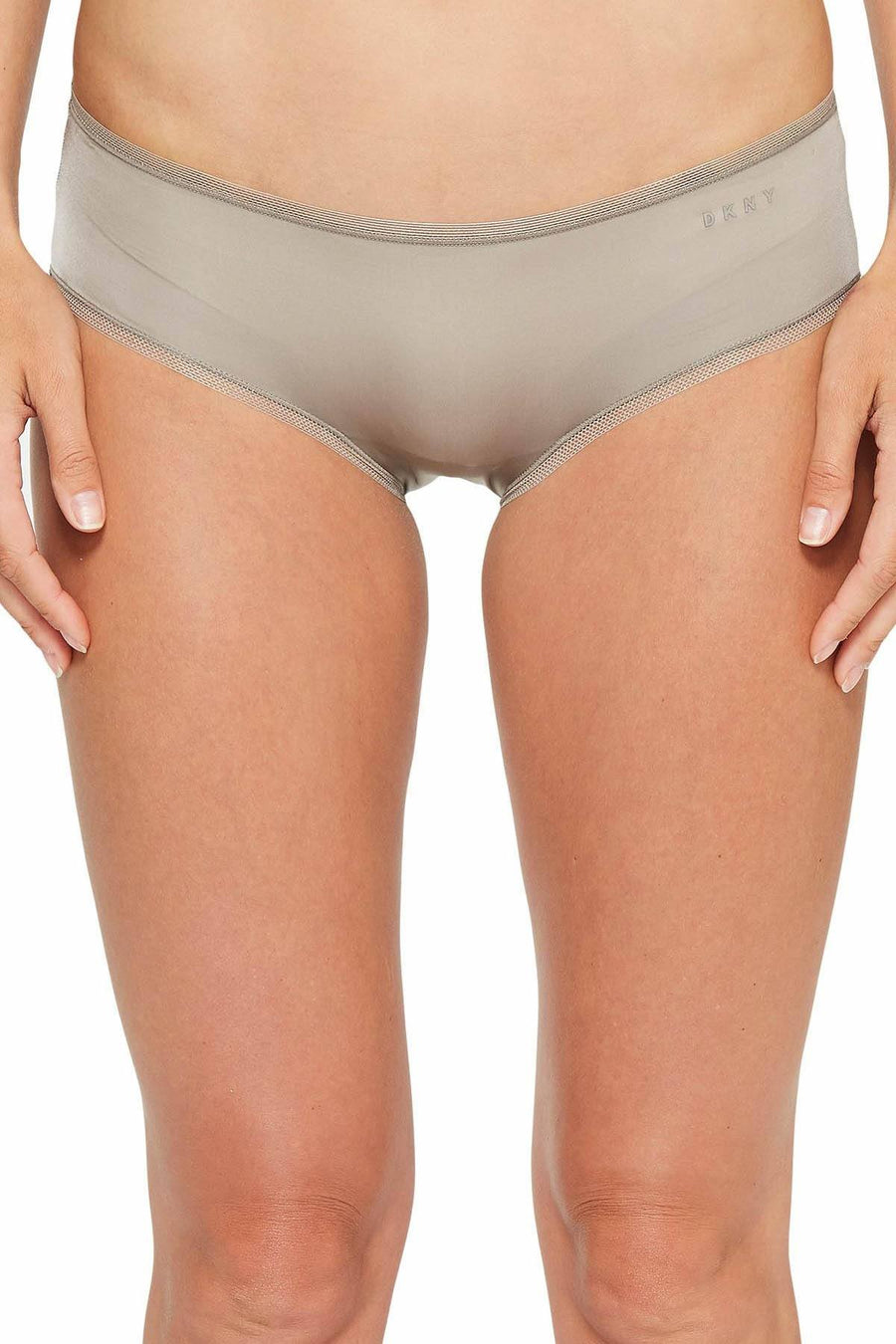 DKNY Sandlewood Litewear Low-Rise Mesh-Trim Hipster