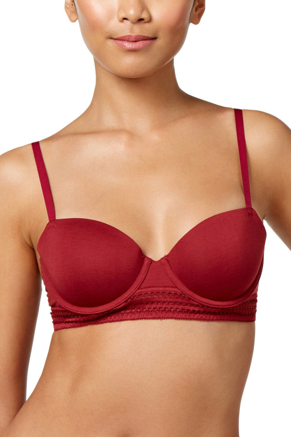 DKNY Sienna Lace-Trim Balconette Bra