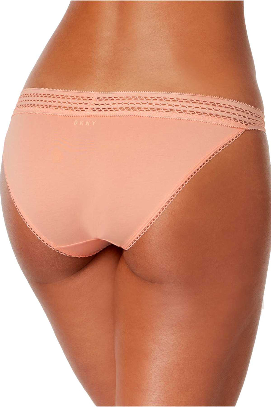 DKNY Tea Rose Classic Lace Trim Bikini Brief