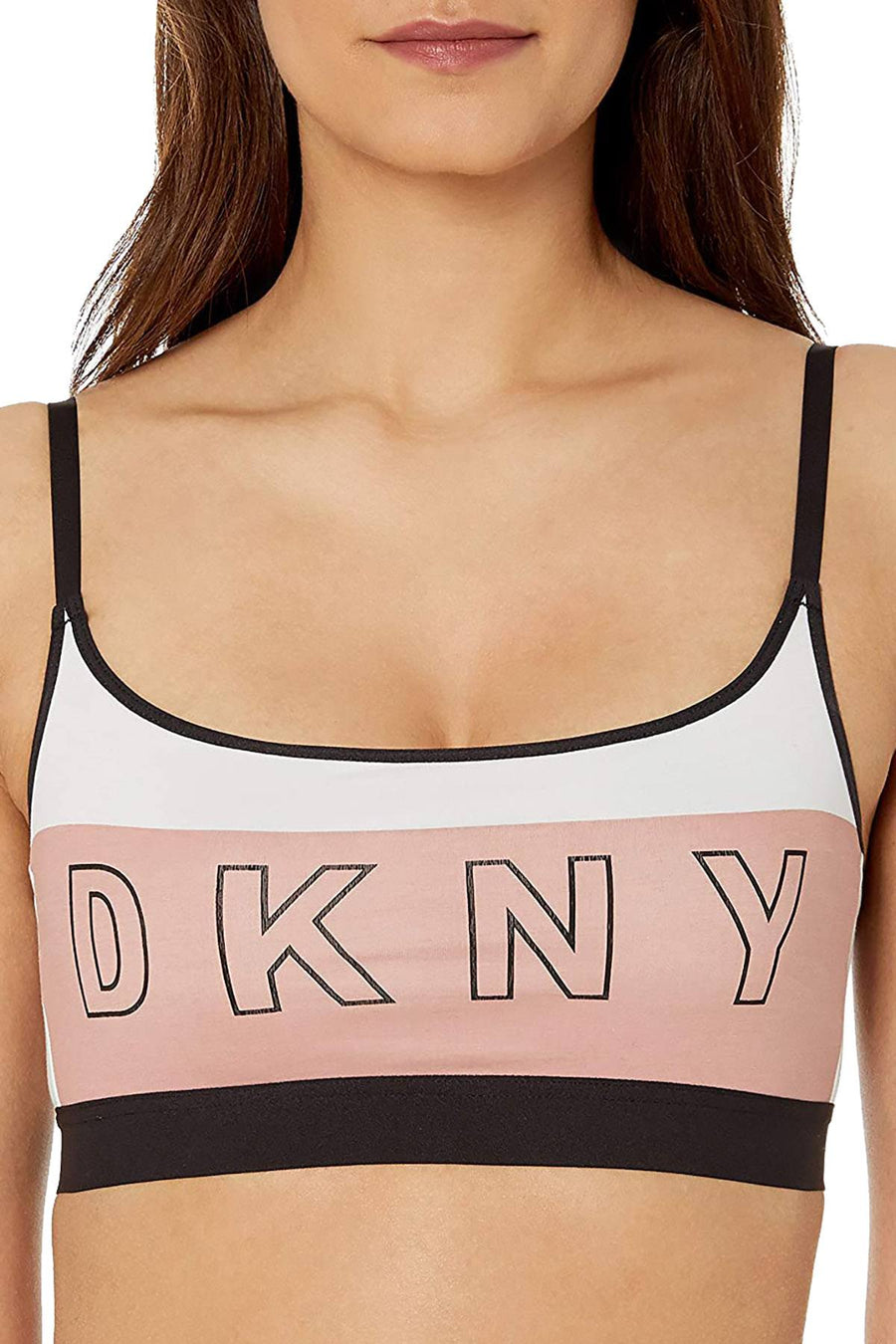 DKNY Whisky Rose Logo Scoop Wirefree Bralette
