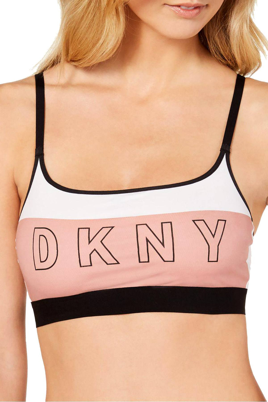 DKNY Whisky Rose Logo Scoop Wirefree Bralette