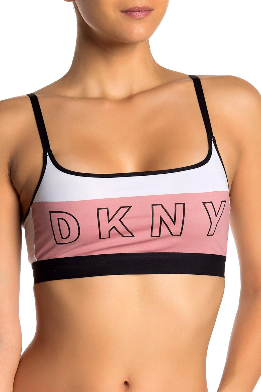DKNY Whisky Rose Logo Scoop Wirefree Bralette