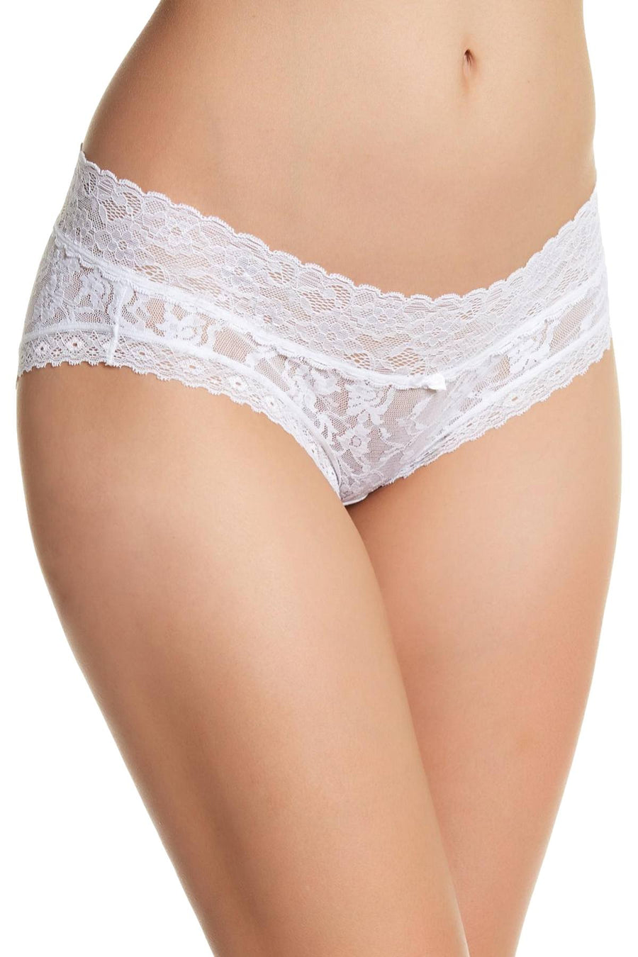 DKNY White Signature Lace Bikini Brief