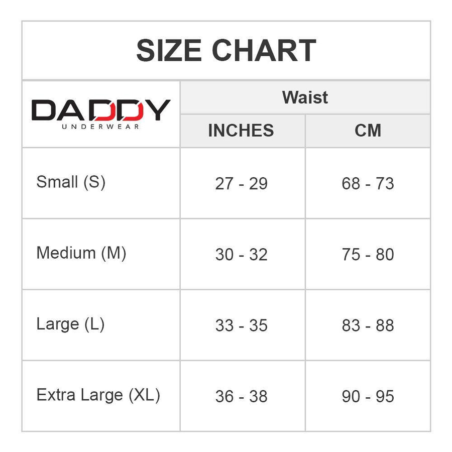 Daddy White/Black DDL003 G-String