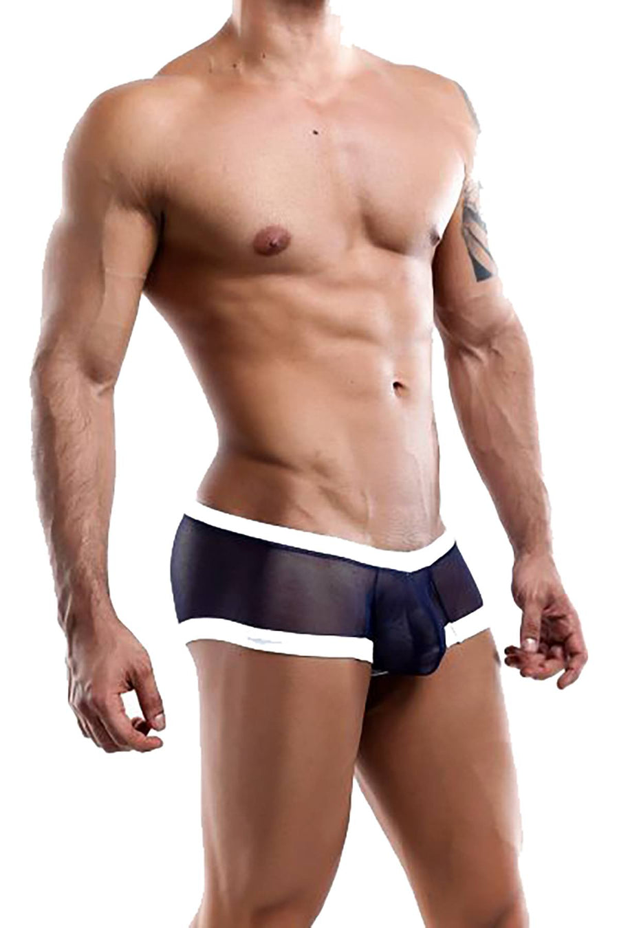 Daniel Alexander Navy/White Sheer Contrast Trunk