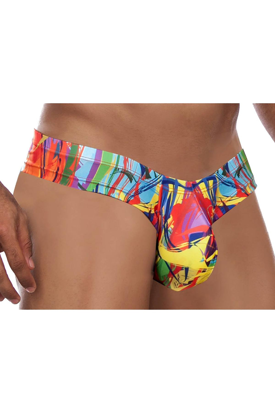 Daniel Alexander Printed Vibrant Colorful Slip Thong