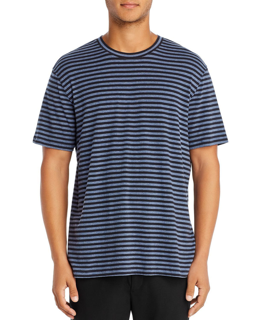 Daniel Buchler Striped Tee Navy Stripe