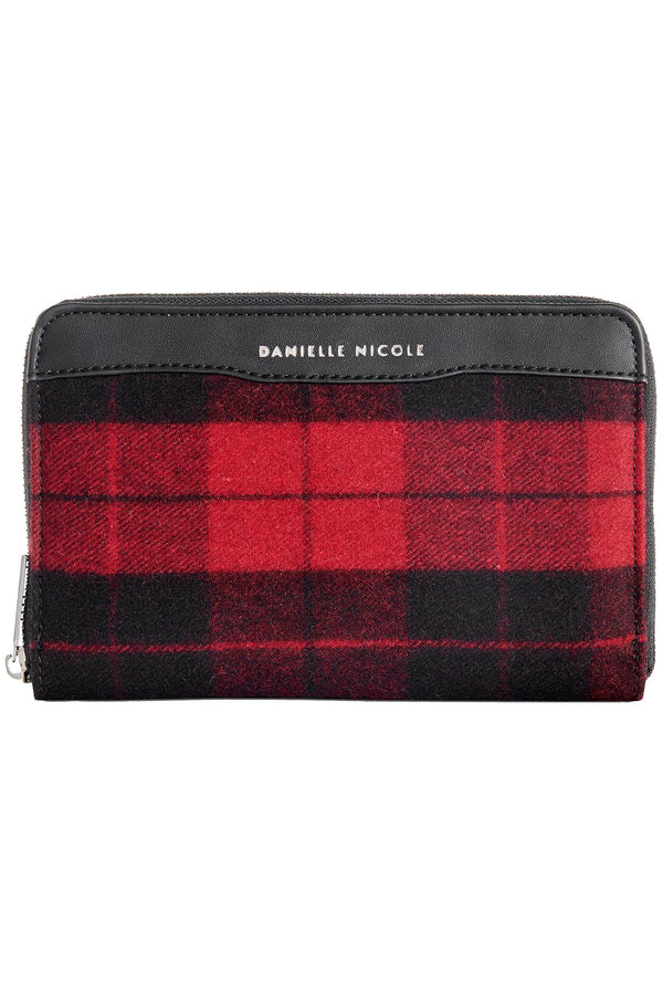 Danielle Nicole Red Zip-Around Larsen Wallet