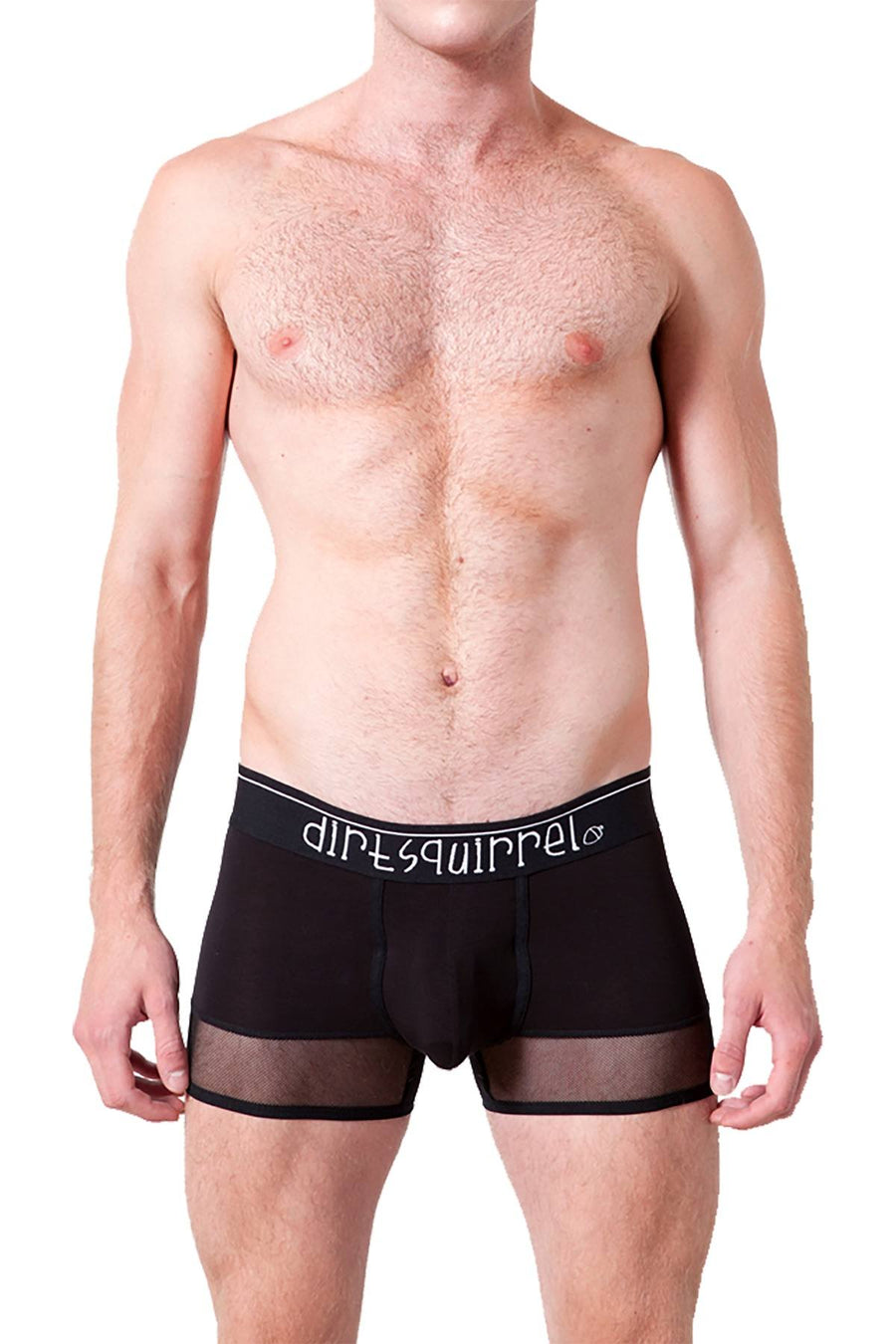 Dirt Squirrel Black Mesh Boxer Brief
