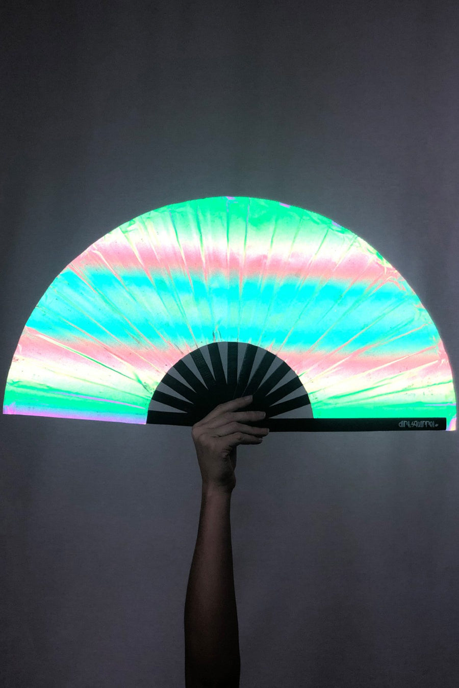 Dirt Squirrel Blue Reflective Fan