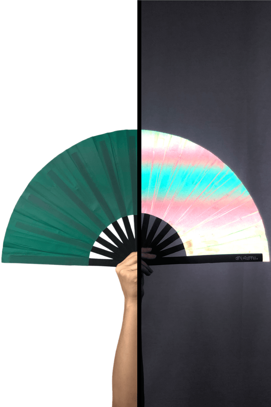 Dirt Squirrel Green Reflective Fan