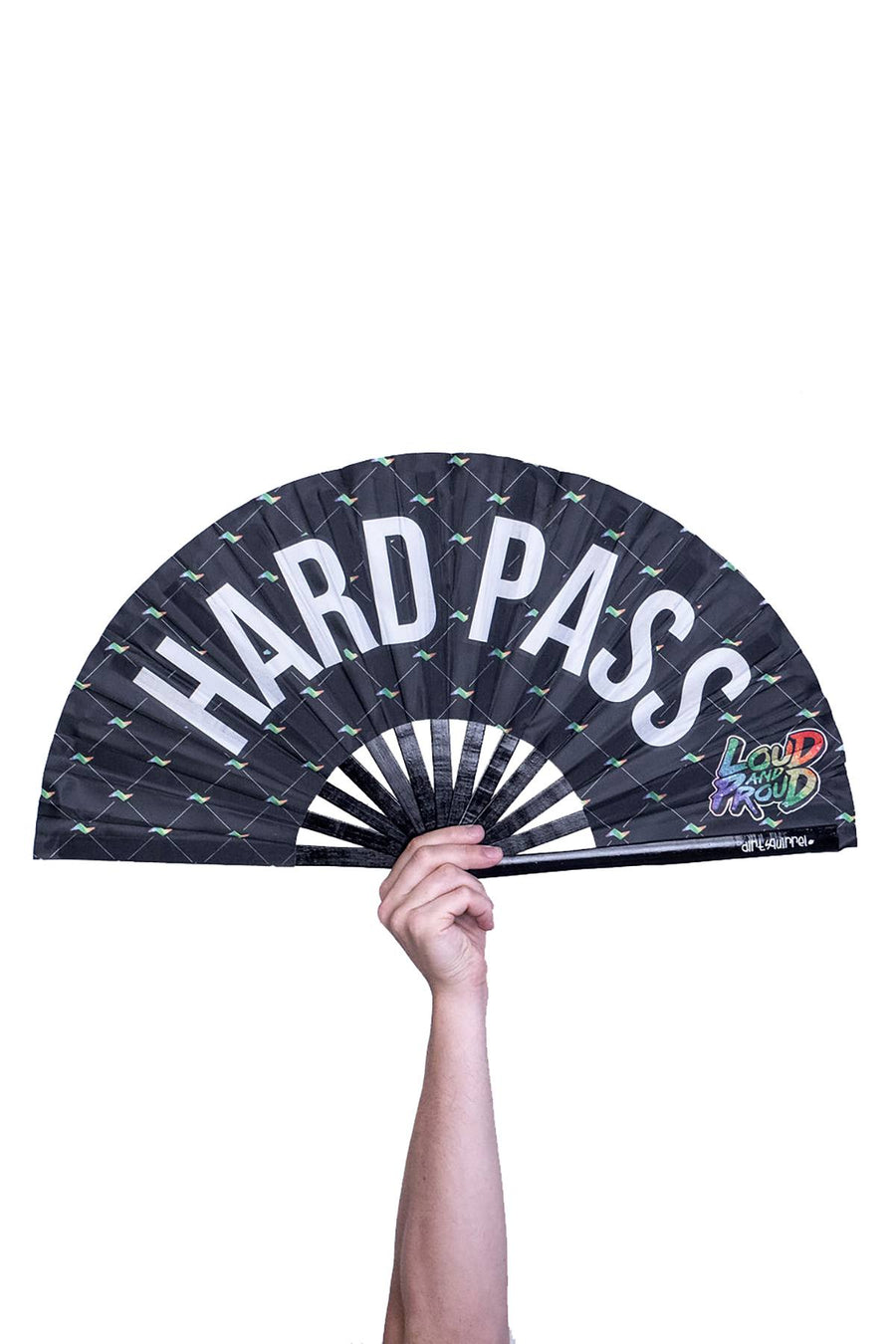 Dirt Squirrel HARD PASS Bamboo Snapping Fan