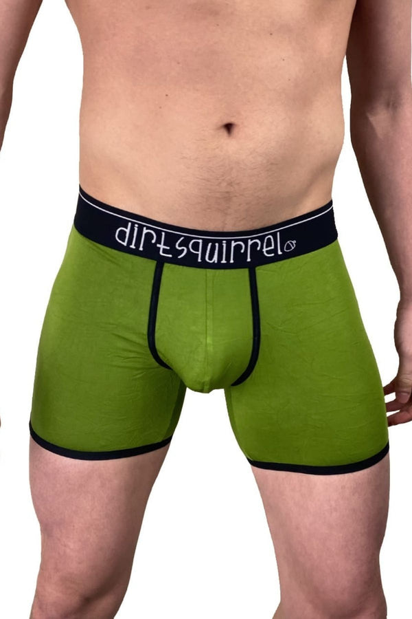 Dirt Squirrel Olive Boxer Brief