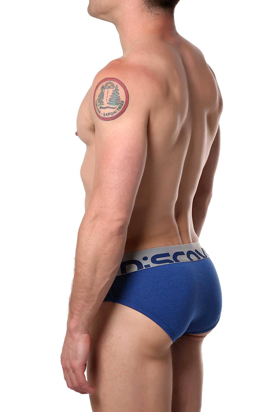 Discover Denim-Blue Silver Brief