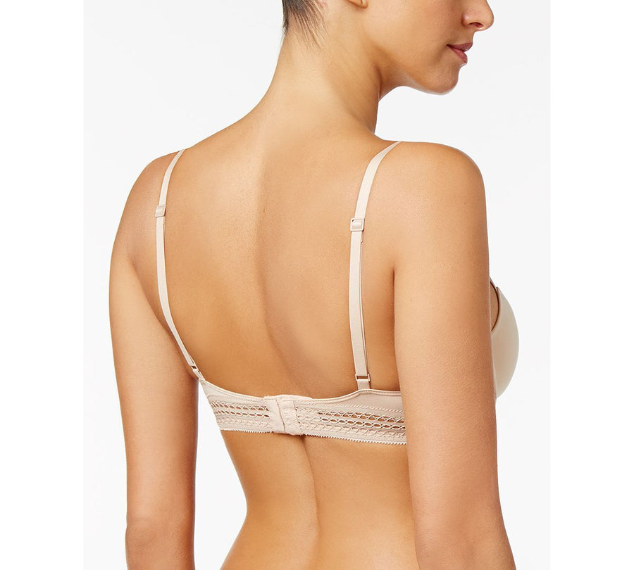 Dkny Lace-trim Balconette Bra Dk4007 Cashmere- Nude 01