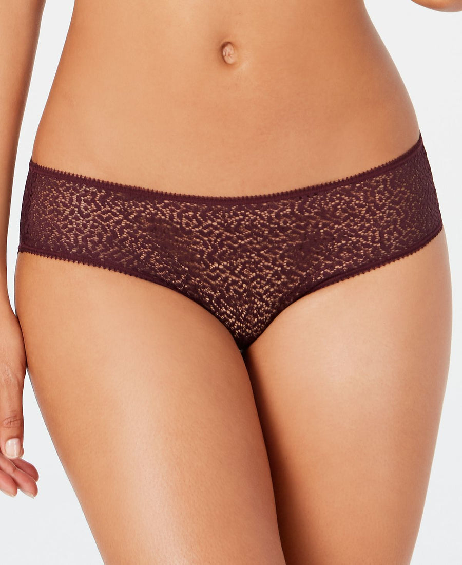 Dkny Modern Lace Sheer Hipster Underwear Dk5014 Purple