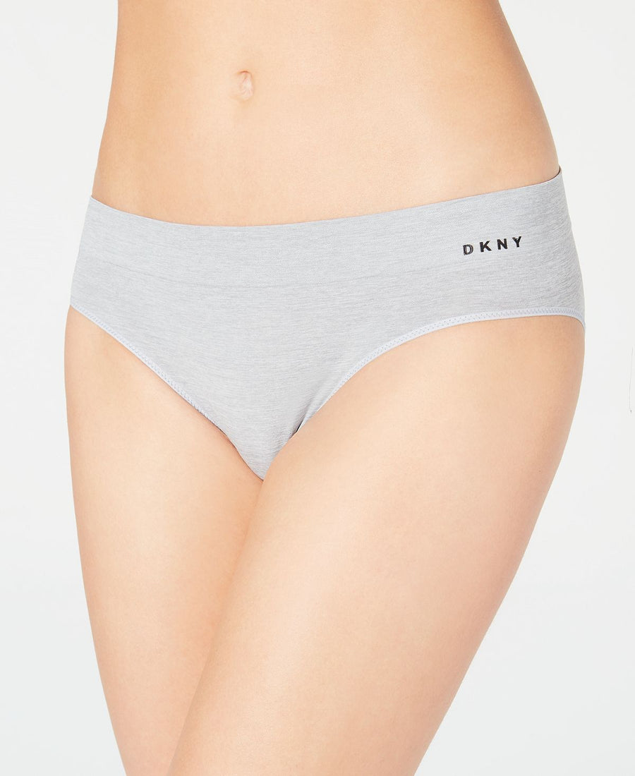 Dkny Seamless Litewear Bikini Underwear Dk5017 Aluminum Heather/Black