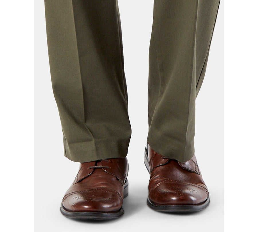 Dockers Easy Straight Fit Khaki Stretch Pants Olive Grove